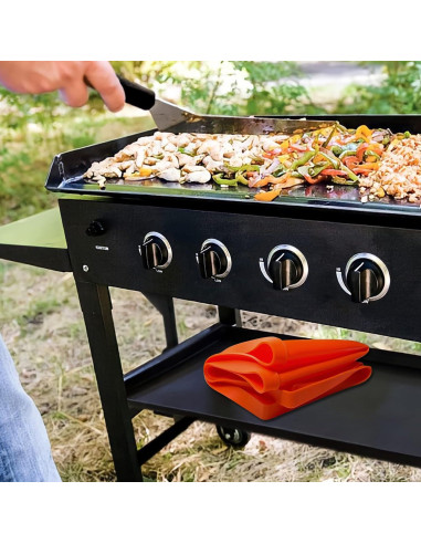 Alfombrilla de silicona Beofinest para plancha 36" Naranja