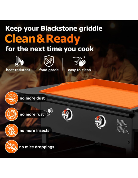 Cubierta de silicona Huchiz 28" para plancha Blackstone