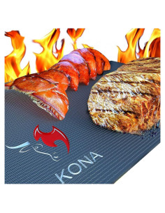 Mats para Parrilla BBQ Kona - Antiadherente 2 Piezas 600F