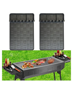 2PCS Alfombrilla de Silicona para Parrilla Zmacook 39x27cm