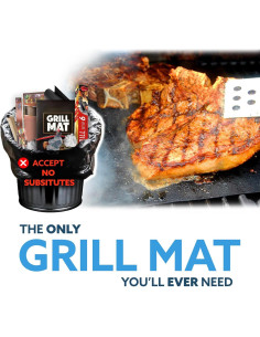 Mats para Parrilla BBQ Kona - Antiadherente 2 Piezas 600F 2