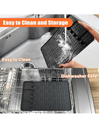 2PCS Alfombrilla de Silicona para Parrilla Zmacook 39x27cm