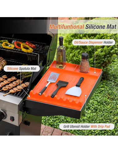 Alfombrilla de Silicona para Parrilla Blackstone 42.5x29.8cm