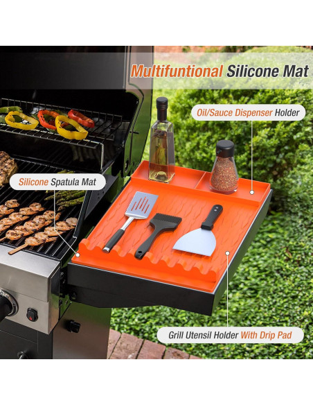 Alfombrilla de Silicona para Parrilla Blackstone 42.5x29.8cm