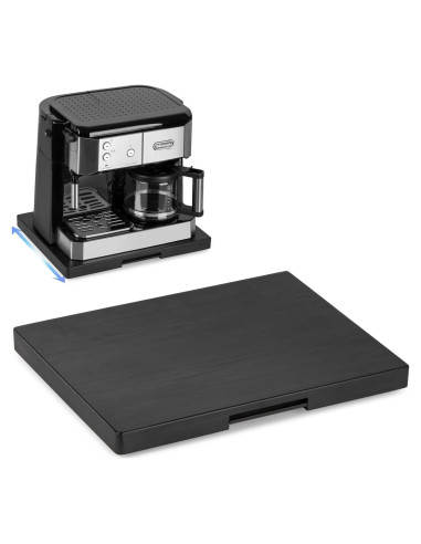 Deslizador de encimera ANBOXIT de madera 39x30 cm negro