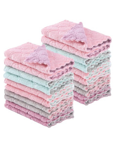 Paquete de 20 paños de cocina GADIEDIE coral 25x15 cm