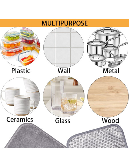 Paños de Malla de Alambre VIcolour 3 PCS 20x20 cm