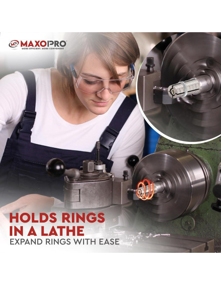 Juego de 3 Mandriles de Anillo Expandible MaxoPro 4-14