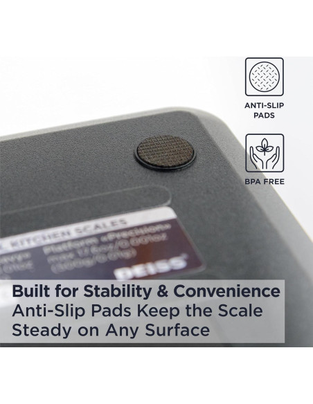 Balanza Digital de Cocina Deiss Doble Plataforma 4.99 kg