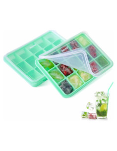 Bandeja de Hielo Deiss PRO con Tapa 2 Pack Silicona