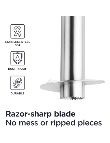 Cortador y Sacador de Piña Deiss PRO Acero Inoxidable 2 en 1