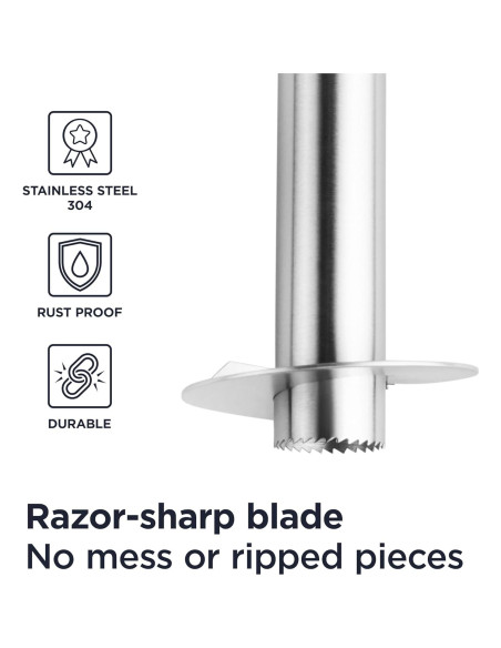 Cortador y Sacador de Piña Deiss PRO Acero Inoxidable 2 en 1