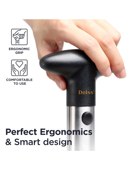 Cortador y Sacador de Piña Deiss PRO Acero Inoxidable 2 en 1