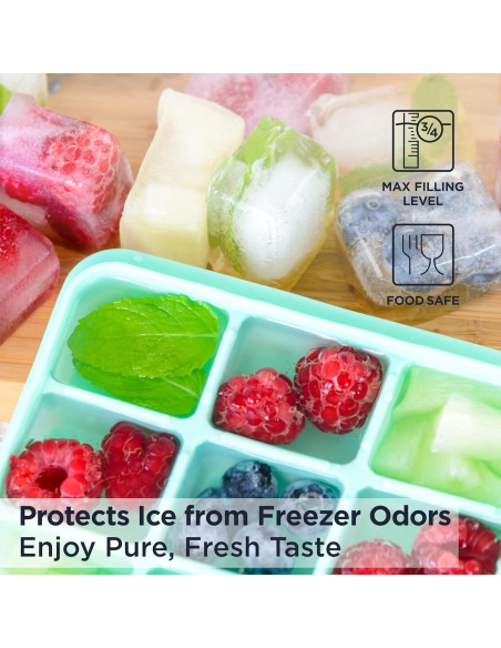 Bandeja de Hielo Deiss PRO con Tapa 2 Pack Silicona