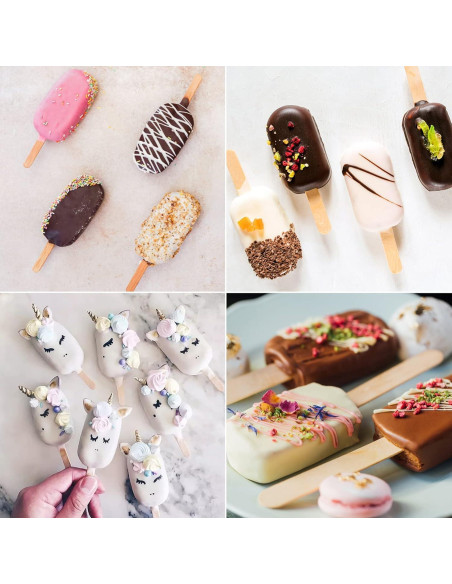 Conjunto de Moldes para Paletas Ouddy Life Silicona 8 Cavidades