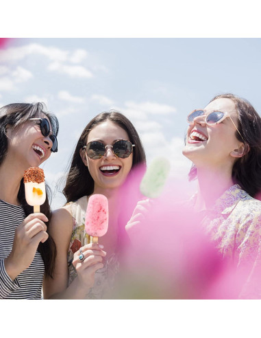 Conjunto de Moldes para Paletas Ouddy Life Silicona 8 Cavidades