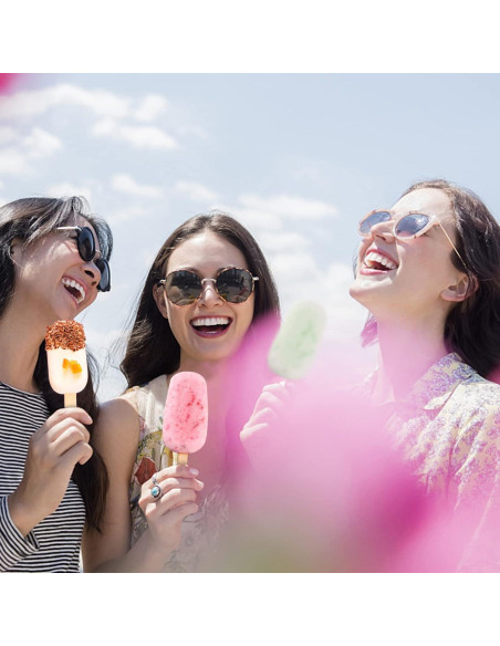 Conjunto de Moldes para Paletas Ouddy Life Silicona 8 Cavidades