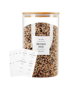 Tarro de Almacenamiento de Vidrio 3.79L Mujin Hermético