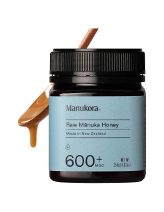 Miel Manuka Cruda Manukora MGO 600+ 250g de Nueva Zelanda