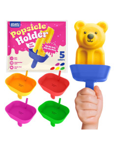 5 Soportes de Silicona para Paletas Antigoteo ATJATJ