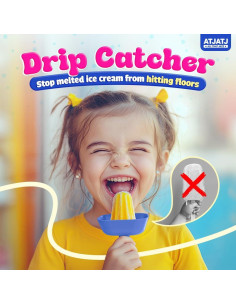 5 Soportes de Silicona para Paletas Antigoteo ATJATJ 2