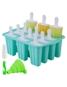 Moldes de Paletas de Silicona Bell Dream 12 Cavidades Verde