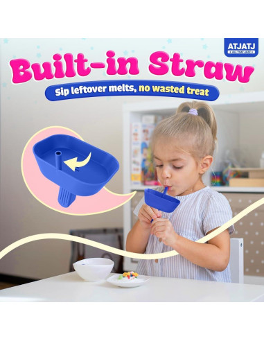 5 Soportes de Silicona para Paletas Antigoteo ATJATJ