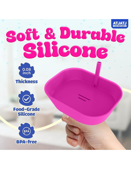 5 Soportes de Silicona para Paletas Antigoteo ATJATJ 5 Soportes de Silicona para Paletas Antigoteo ATJATJ