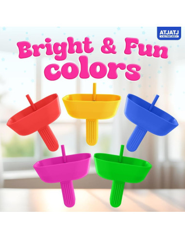 5 Soportes de Silicona para Paletas Antigoteo ATJATJ