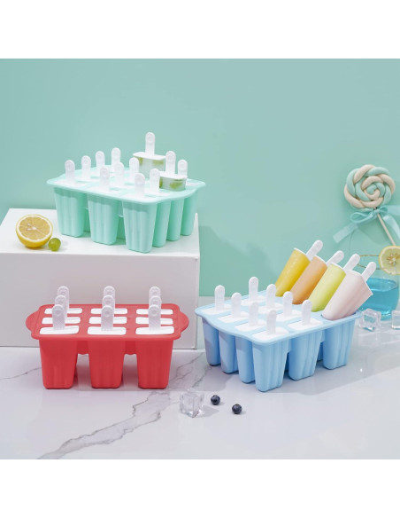 Moldes de Paletas de Silicona Bell Dream 12 Cavidades Verde
