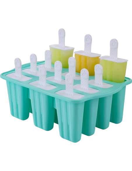 Moldes de Paletas de Silicona Bell Dream 12 Cavidades Verde