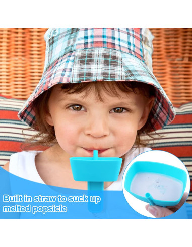 AIERSA Set 8 Soportes y Fundas para Paletas Niños Silicona