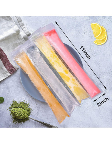 160 Bolsas para Paletas Desechables FEBSNOW 27.94x5 cm