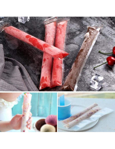 160 Bolsas para Paletas Desechables FEBSNOW 27.94x5 cm