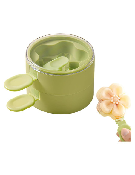 Molde de Helado de Silicona Boxkat Verde Doble Capa 6,1 cm