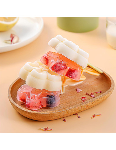 Molde de Helado de Silicona Boxkat Verde Doble Capa 6,1 cm