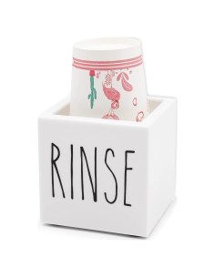 Dispensador de Copas de Acrílico Dixie 88ml Blanco