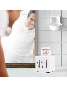 Dispensador de Copas de Acrílico Dixie 88ml Blanco 2