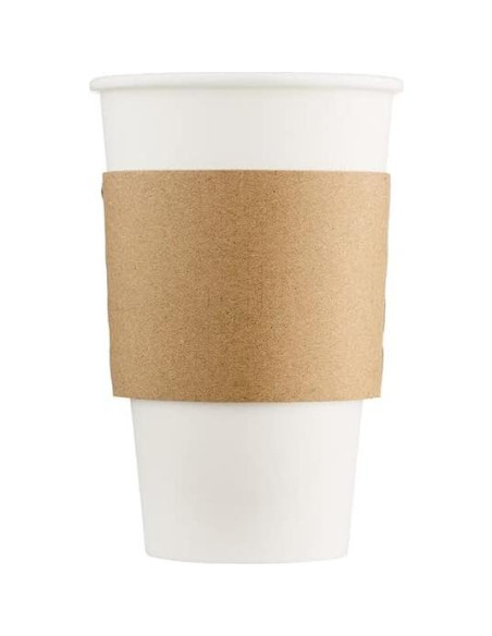 850 Mangas de Papel Kraft Harvest Pack para Tazas Calientes