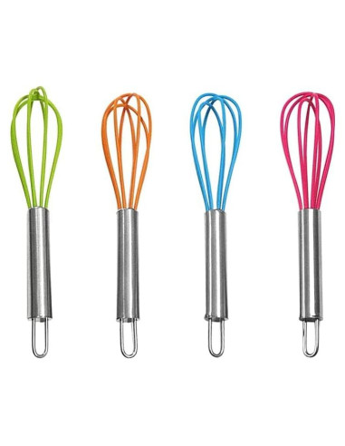 Paquete de 4 Mini Batidores de Silicona Bmgnedav 15.5 cm