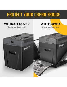 Cubierta Protectora BougeRV CRPRO 30QT Aislante Negra 2