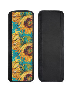 4 Fundas para Manijas de Refrigerador NeuKim Girasol 40x14 cm 2