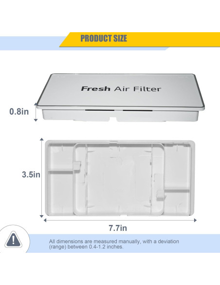 Cubierta Filtro Aire Iexcauw MCR66849208 para Refrigerador LG