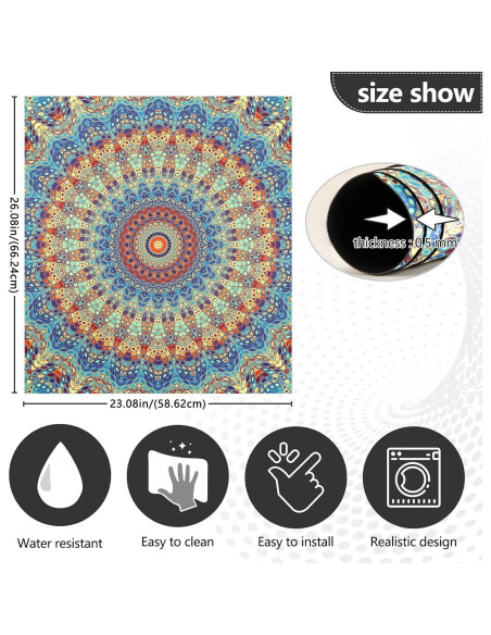 Cubierta Magnética JUMBEAR para Lavavajillas Mandala 58x66 cm