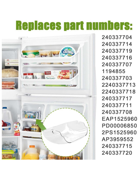 Puerta de Lácteos Refrigerador CCTP 240337712 Compatible Kenmore