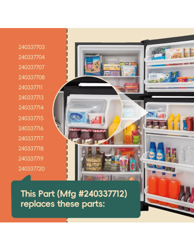 Puerta de Lácteos Refrigerador GREALTH 240337712 22,23x13,34cm