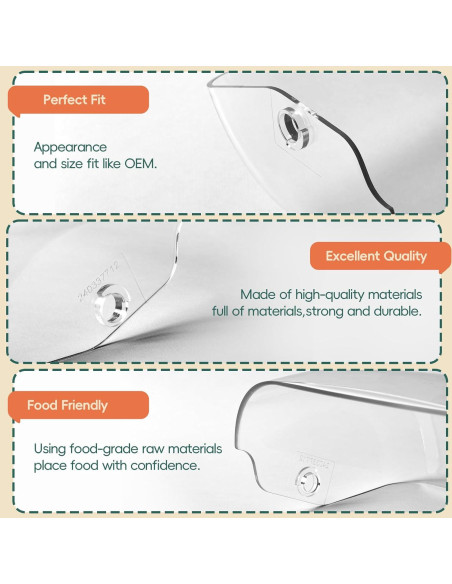 Puerta de Lácteos Refrigerador GREALTH 240337712 22,23x13,34cm