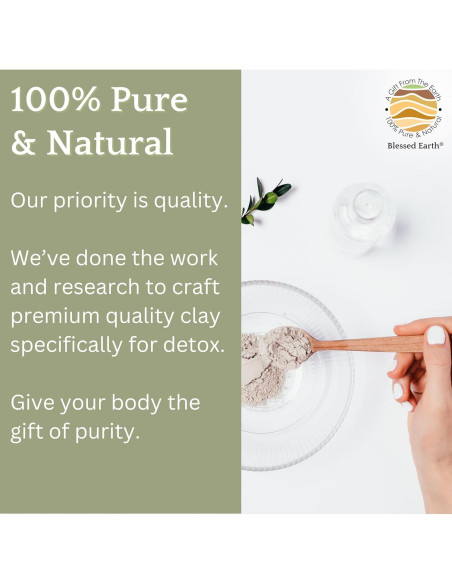 Baño de Arcilla Detox Blessed Earth 1.81 kg - Bentonita Sódica