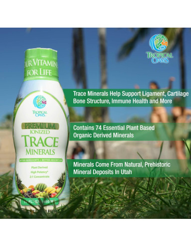 Minerales Traza Líquidos Tropical Oasis 473 ml - 74 Esenciales