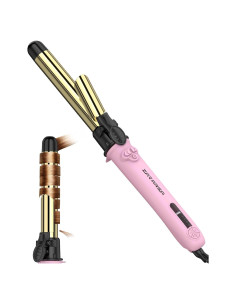 Plancha de Rizar Automática Zavarea 1" Rosa - 5 Temperaturas